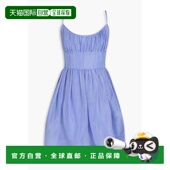 潮奢 ZIMMERMANN 女士 1h可退 褶皱亚麻真丝混纺迷你连衣裙 9689D