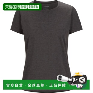 Arc'teryx 女士户外T恤 X000007309BLACKHEATHER AW2023