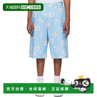 莫斯奇诺 男士 蓝色 1h可退 Bermuda Moschino Satin Allove 潮奢