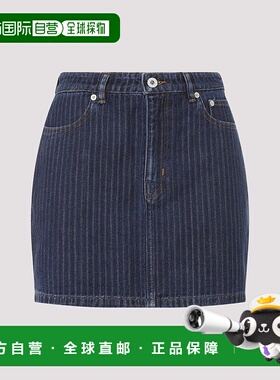 KENZO 女士半身裙 FE62DJ2806F2DD AW2024 蓝色 Stripped Jacquar