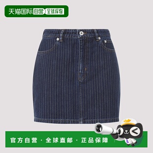 KENZO 女士半身裙 FE62DJ2806F2DD AW2024 蓝色 Stripped Jacquar