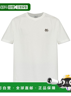 1h可退 ETRO 男士T恤 MRMA0002AV900W0001 SS2026 白色 短袖T恤