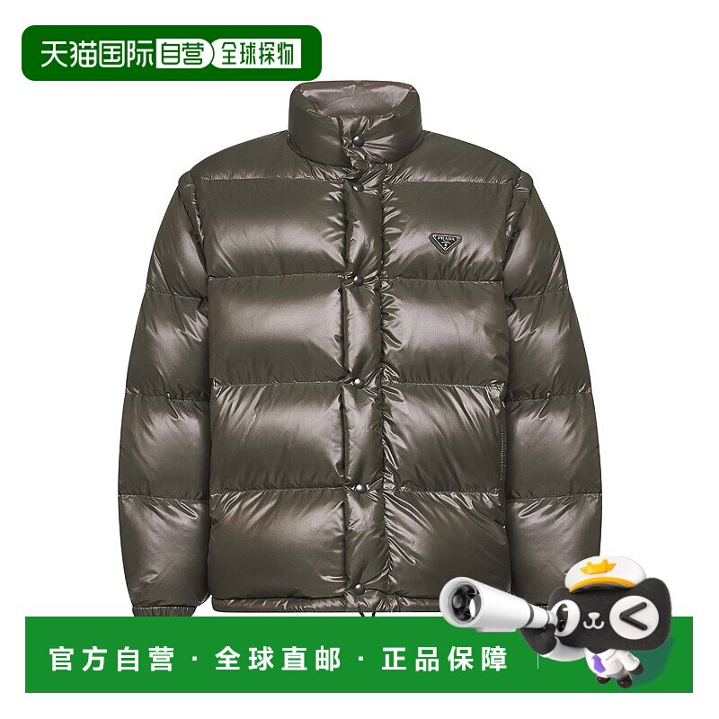 PRADA 男士羽绒服 SGC863OOO17XSF0334 AW2025 军绿色鹅绒