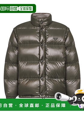 PRADA 男士羽绒服 SGC863OOO17XSF0334 AW2025 军绿色鹅绒