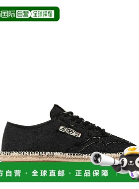 AUTRY 女士休闲鞋 ESLWCV02 AW2025 黑色 Espadrilles Sandy女鞋