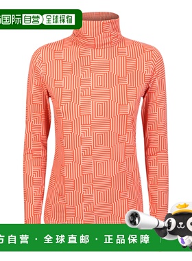 XACUS 女士衬衫 SELENE35469002 AW2022 橙色 High collar. Orang