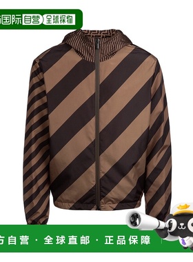 FENDI 男士夹克 FAA615A79NF13IZ CO 黑色 Reversible windbreake