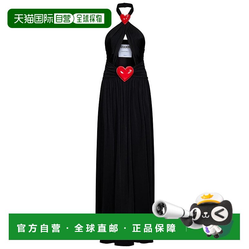 1h可退 MOSCHINO 女士连衣裙 J040904390555 SS2023 黑色 Moschin