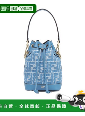 FENDI 女士斜挎包 8BS093AUPXF1SKL SS2025 蓝色 蓝色牛仔效果迷