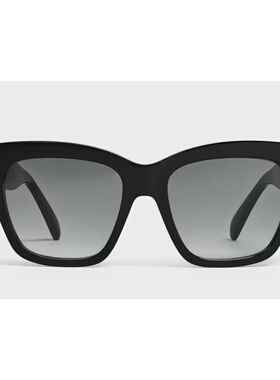 CELINE 女士太阳镜 4S253CPLB38NO AW2024 黑色 Triomphe Cat-eye