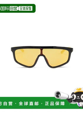 1h可退 GUCCI 男士眼镜 797532J16921070 AW2024 黄色 盾形镜框太