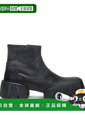 DIESEL 男士靴子 Y03786P7389T8013 AW2025 黑色 D-Tex-Oiled 踝