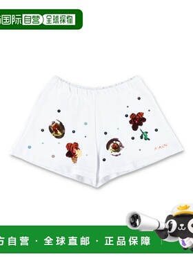 MARNI 女童短裤 M01023M00NI0M100 SS2024 白色 SHORTS FLOWER