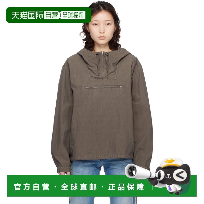 1h可退 潮奢 Maison Margiela 马丁 马吉拉 女士 灰褐色 Cotton C,女装/女士精品,风衣,淘宝优惠券,粉丝福利购,淘宝优惠卷
