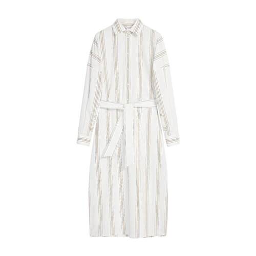 MAX MARA 女士半身裙 1221092206003 AW2023 白色 竖条纹连衣裙
