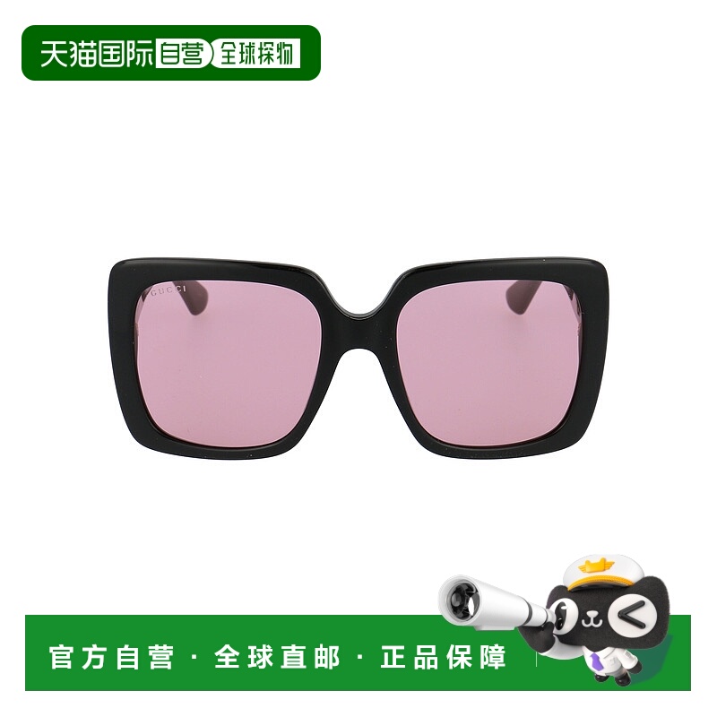1h可退 GUCCI 女士眼镜 GG0418S002 SS2020 黑色 GUCCI WOMEN'S G