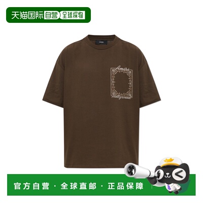 AMIRI 男士T恤 AM426JR0040004D AW2026 棕色 T-shirt with logo