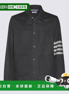 THOM BROWNE 男士夹克 MJO220UF0522035 SS2025 灰色