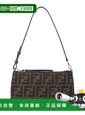 1h可退 潮奢 Fendi 芬迪 女士 FF 提花扁平法國包 8M0536A98P女包