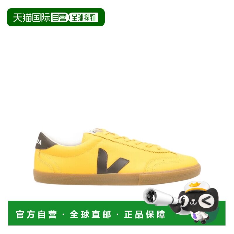 VEJA 女士运动鞋 VO2021434 SS2026 黄色 Volley 阳光鹰牌运动鞋 - 实物图