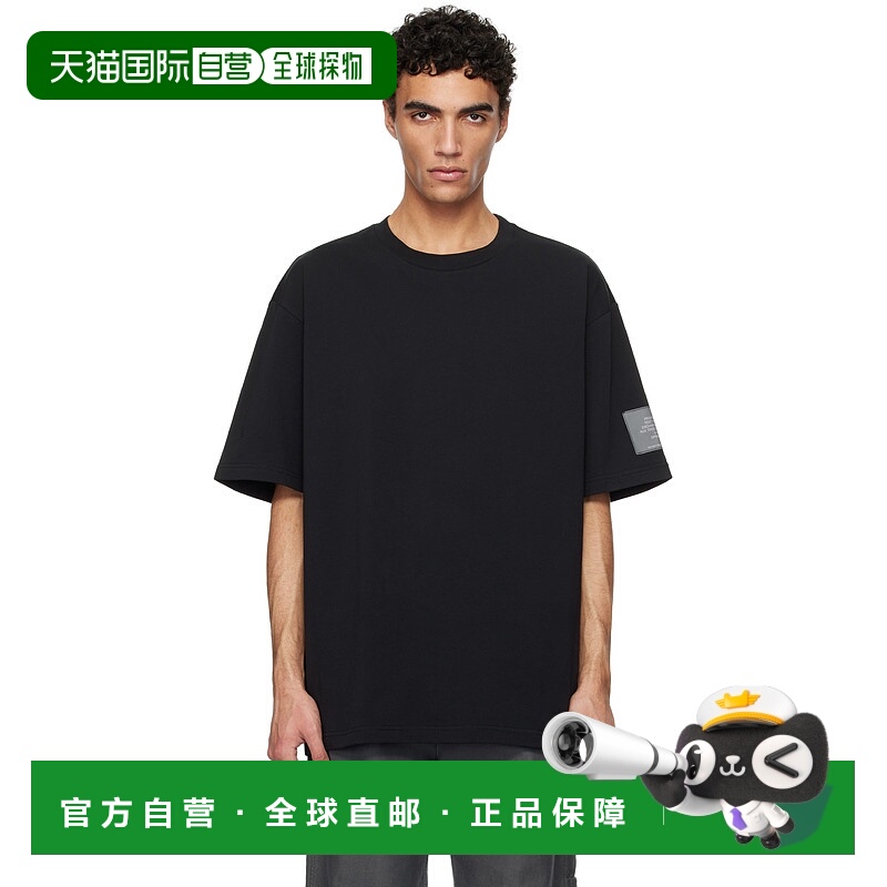 1h可退 潮奢 N.Hoolywood 男士 黑色贴饰 T 恤 9251CS83针织