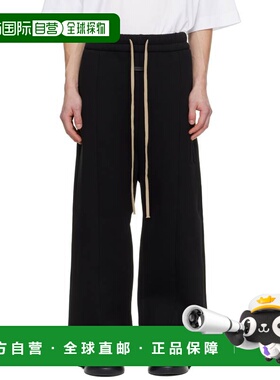 1h可退 潮奢 essentials fear of god 男士 黑色 Wide Leg 运动裤