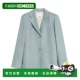 MAX AW2024 MARA 1h可退 女士西服 9041064306005 绿色 单排扣休