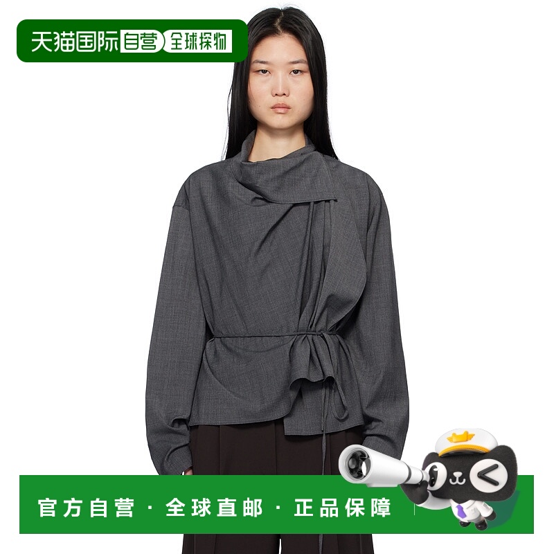 1h可退 潮奢 LE 17 SEPTEMBRE 女士 灰色 Scarf 上装 LS2511SH001