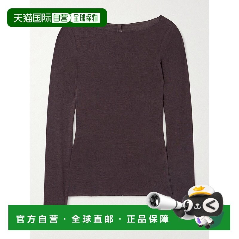 潮奢 SKIMS 女士 Phoenix 船领长袖上衣 LSLST6143WPHOENIX