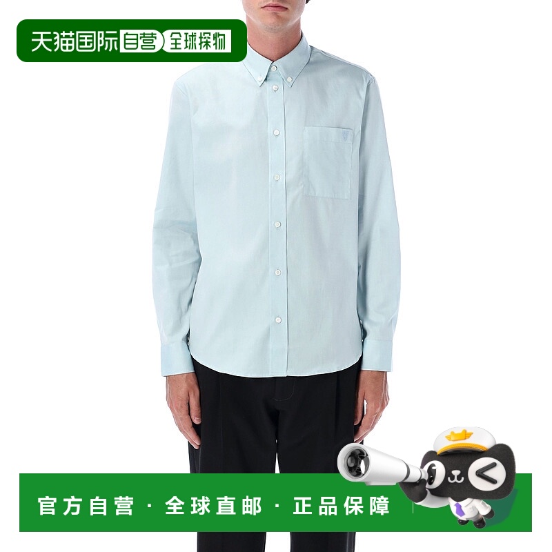 1h可退 BURBERRY 男士衬衫 8102627C2009 SS2025 白色 SP25-MW-SI