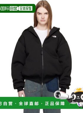 1h可退 潮奢 the north face 北面 女士 黑色 Leather Pack 填充