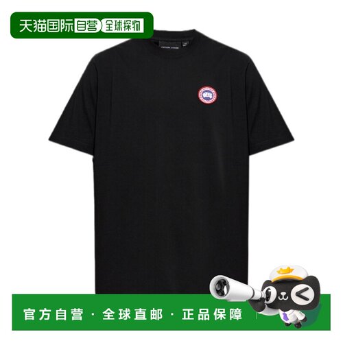 CANADA GOOSE 男士T恤 1340MBLACK AW2026 黑色 圆领T恤短袖