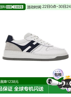 HOGAN H630 圆头低帮 时尚板鞋 男款 白色
