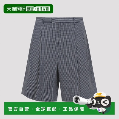 GIVENCHY 男士短裤 BM51PA16BG114 SS2026 灰色 Formal plaid sho