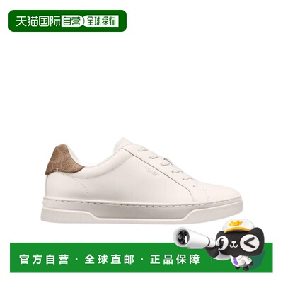 COACH 女士运动鞋 CCN69XH8 SS2026 白色 系带运动鞋