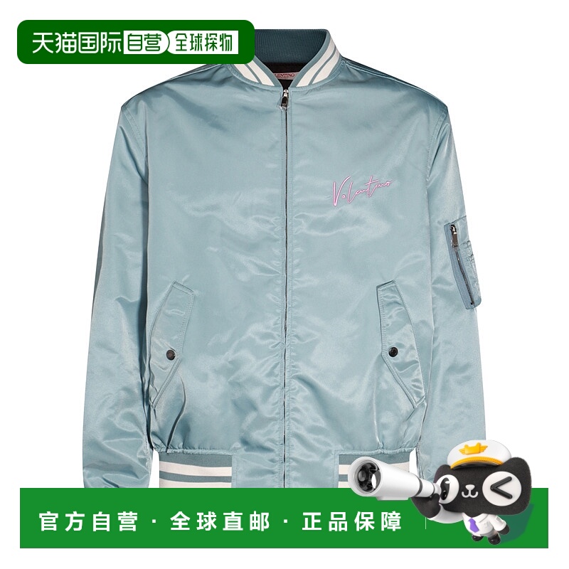 1h可退 潮奢 Valentino 华伦天奴 男士 VLogo 标志拉链棉服 5V3CI