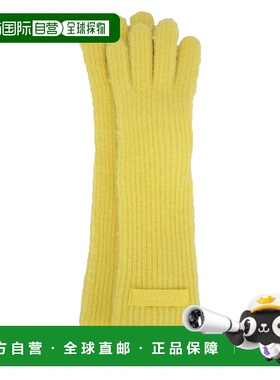 JACQUEMUS 女士手套 246AC6685217250 CO 黄色 LES GANTS GROS GR
