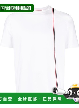 THOM BROWNE 男士T恤 MJS252AJ0138100 CO 白色 THOM BROWNE RWB