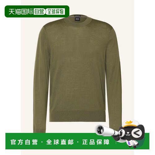 BOSS 男士针织衫 100313054916000 CO LENO Sweater绿色毛衣 男装