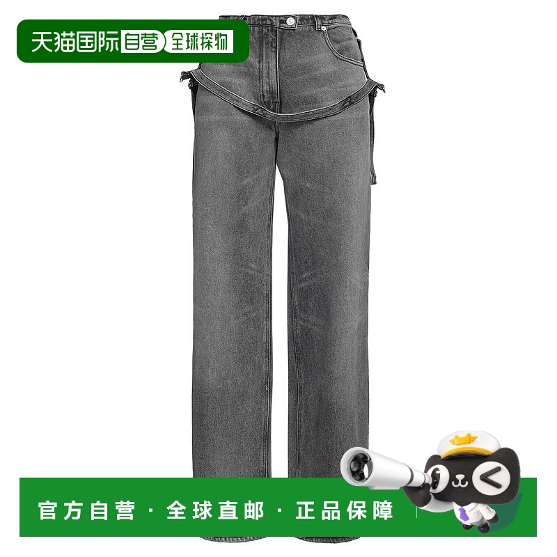 1h可退 潮奢 Courreges 女士 牛仔长裤 grey灰色 舒适时尚