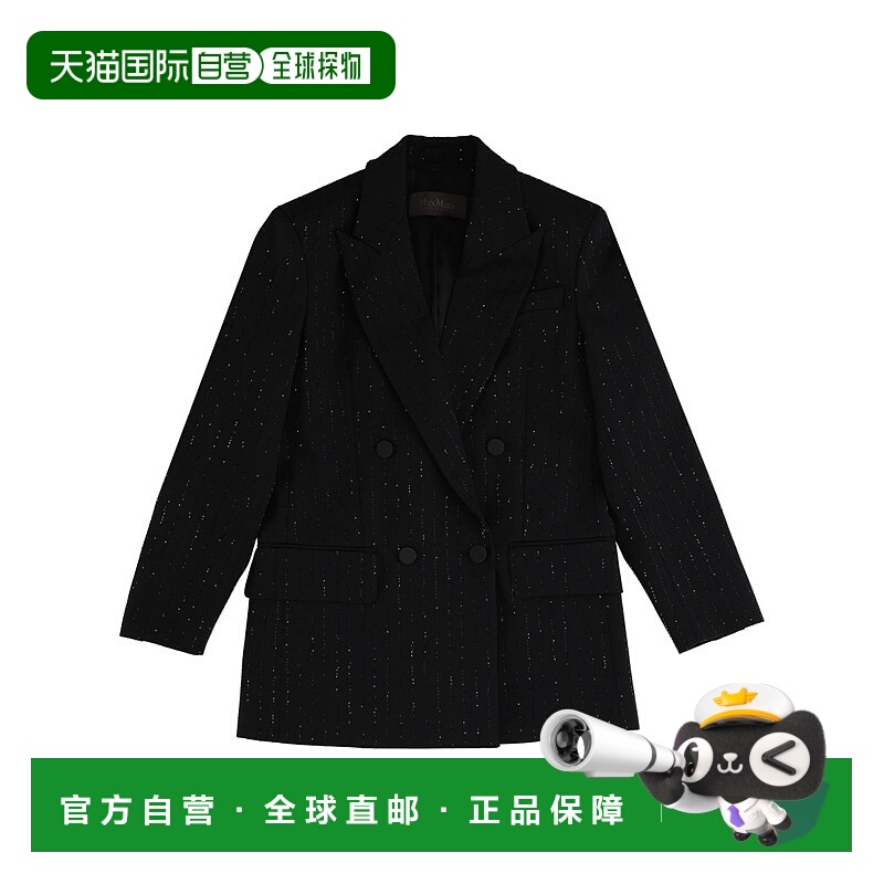 1h可退 MAX MARA 女士夹克 2521046044600485001 CO 黑色 Max Mar