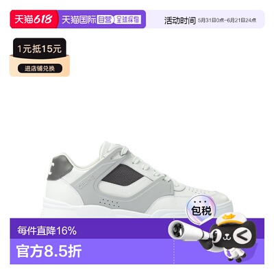 CELINE 男士运动鞋 361554995C01DQ CO 白色 TRAINER CT-09低帮休