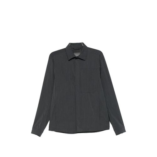 1h可退 香港直邮HERNO 男士衬衫 GI000625U9487GRAY SS2026 灰色