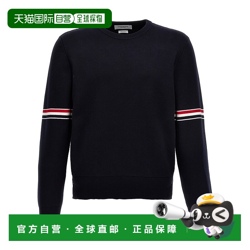 THOM BROWNE 男士针织衫 MKA326AY3001415 CO 蓝色 RWB sweater