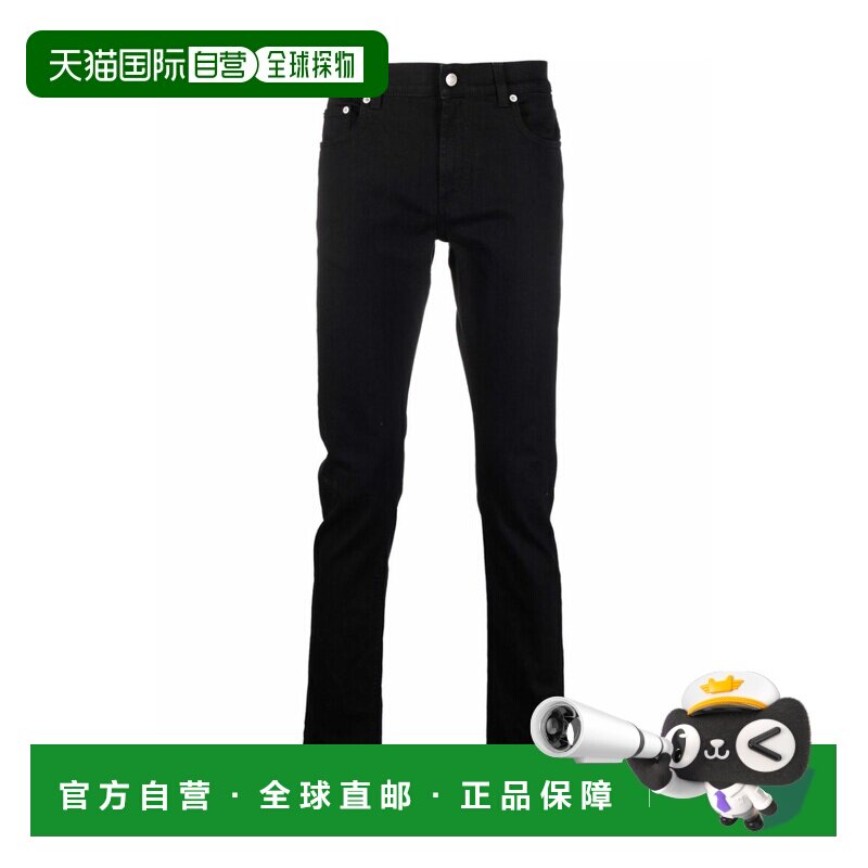 1h可退 奢淘 Alexander McQueen logo刺绣牛仔裤 男 682084QSY49