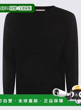 VALENTINO 男士针织毛衣 4V3KC28E9VRN01 SS2024 黑色