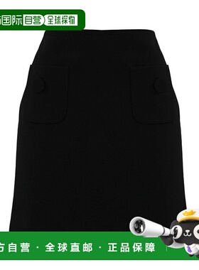 MAX MARA STUDIO 女士半身裙 252E15-37 SS2025 黑色