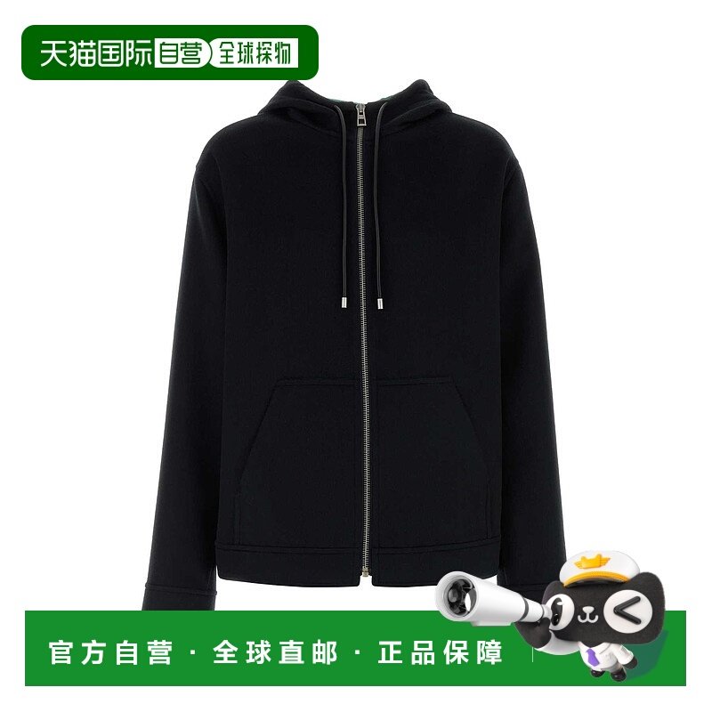 1h可退 潮奢 LOEWE 罗意威 男士 黑色法兰绒夹克 H526Y02WC9BLACK