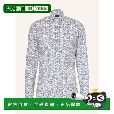 1h可退 ETRO 男士衬衫 100321099911000 CO 花色 Regular-Fit Shi