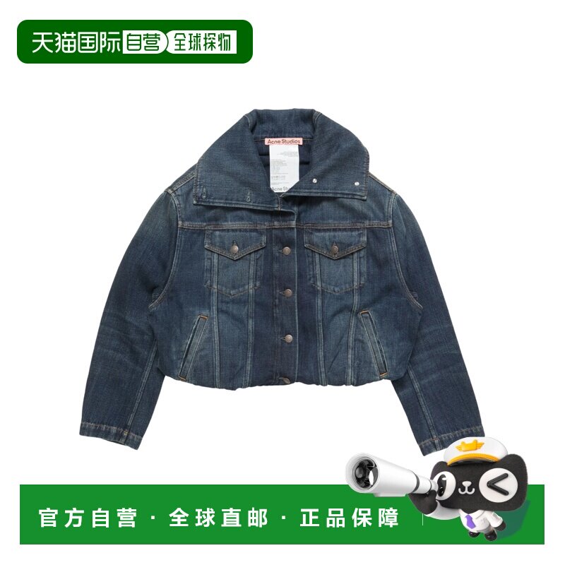 ACNE STUDIOS 女士夹克 A90746838 AW2026 蓝色 短款牛仔外套图片